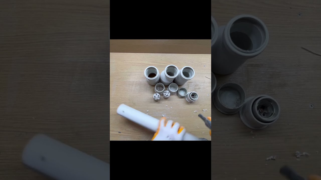 DAHA ÖNCE BİLSEYDİM GİDER BORUSUNDAN 3 lü AVİZE PVC BORU İLE AVİZE