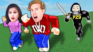 PZ9 HACKED US IN ROBLOX! Spying on Hacker Best Friend Hiding Inside Video Game 24 Hours Challenge
