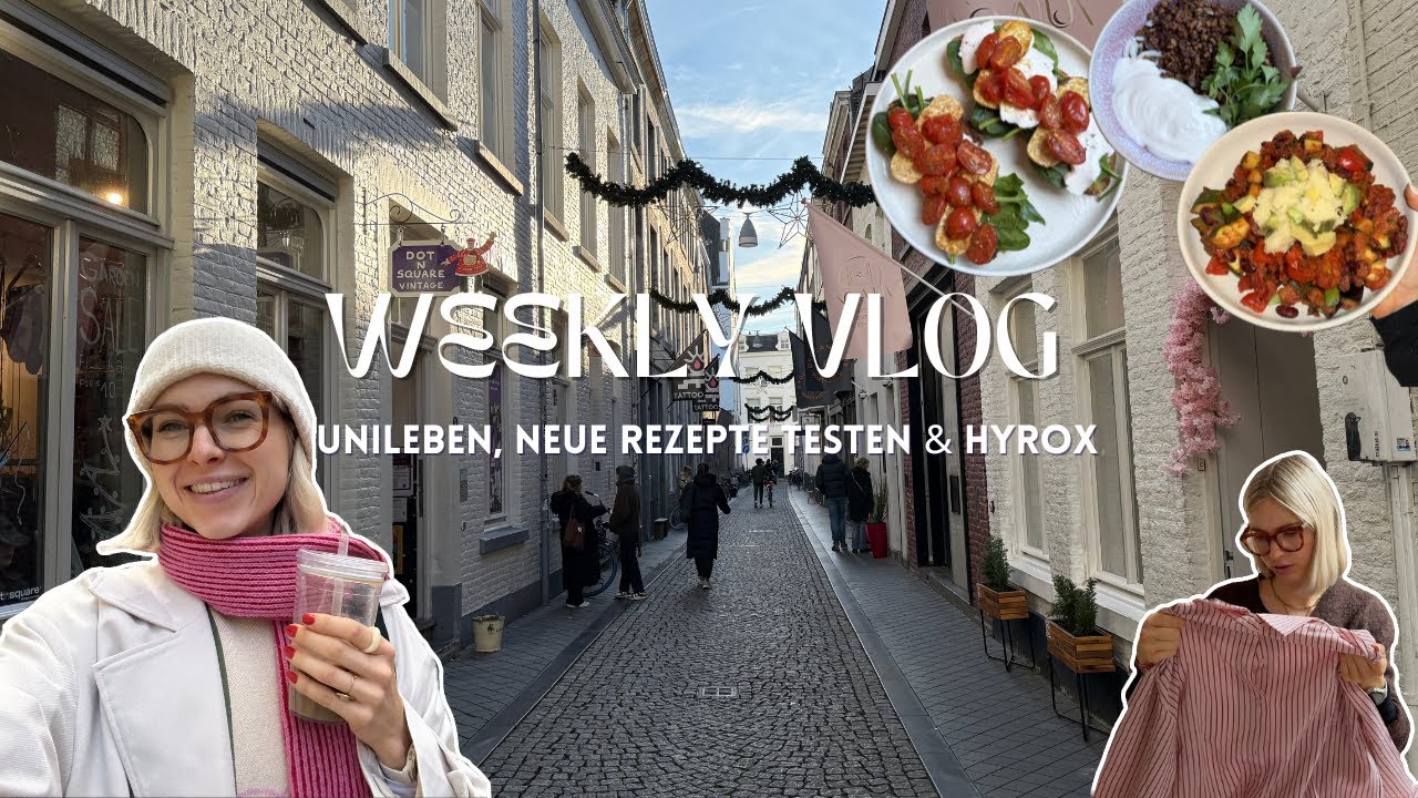 Unileben, neue Rezepte testen & erstes Mal Hyrox 👩🏼‍🎓🍜🧡 I MARYYY