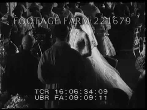 Grace Kelly & Prince Rainier wedding 221679-01.mp4