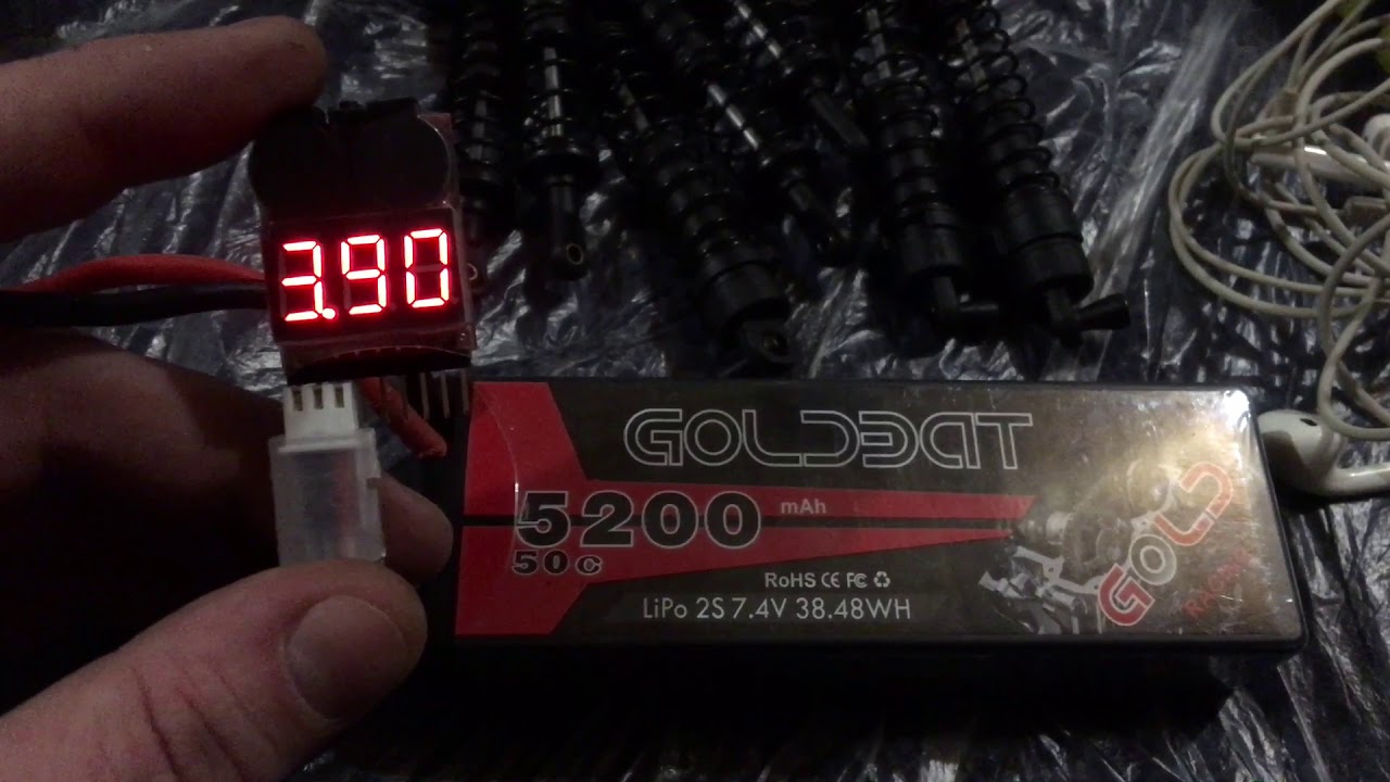 Проверка аккумулятора 2s Lipo/Test li-pi 2S battery Rc