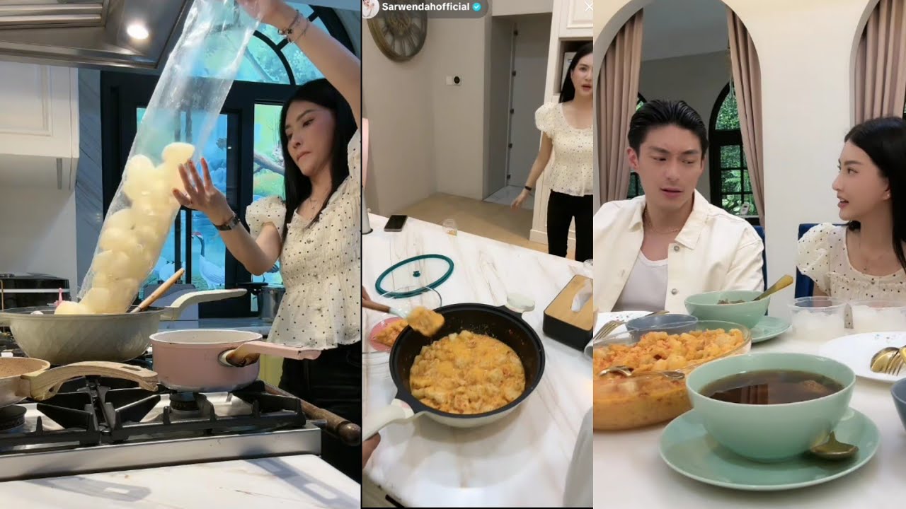 Super sweet... 😍 mamio masak sayur krecek kesukaan papio 🥰