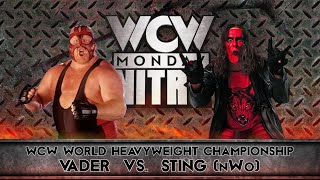 For The WCW Heavyweight Championship: Vader Vs (C) Sting