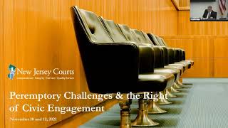 Judicial Conference on Jury Selection-Peremptory Challenges and the Right of Civic Engagement