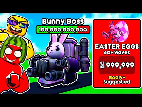 Making The Bunny Boss Look Easy In Toilet Tower Defense