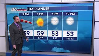 KXII-12, Sherman TX, 12 pm Newscast Weather Segment, January 17, 2025
