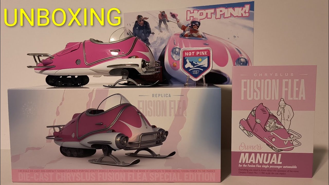 The Wand Company Fallout Hot Pink Snowtrack Die-Cast Fusion Flea Replica Limited Edition Unboxing