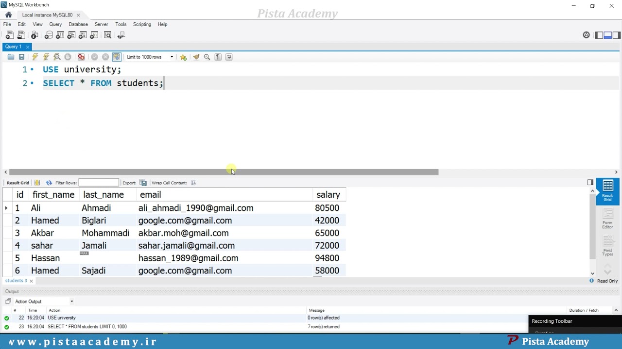 آموزش SQL - جلسه نهم