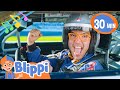 Race Car Song! Vroom Vroom | Blippi Music Videos | Nursery Rhymes for Babies