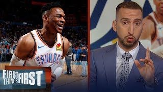 Nick Wright Reacts To Russell Westbrooks Historic 20-20-20 Game Nba First Things First