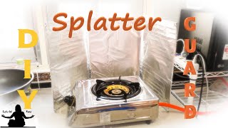 DIY Splatter Guard to Keep Walls Clean