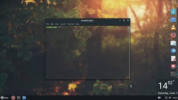Make terminal transparent in Linux Mint