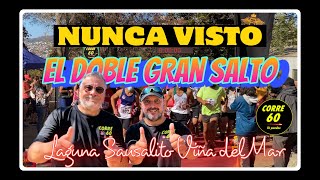 ESPECTACULAR, el doble gran salto 10k y 2k, laguna Sausalito.