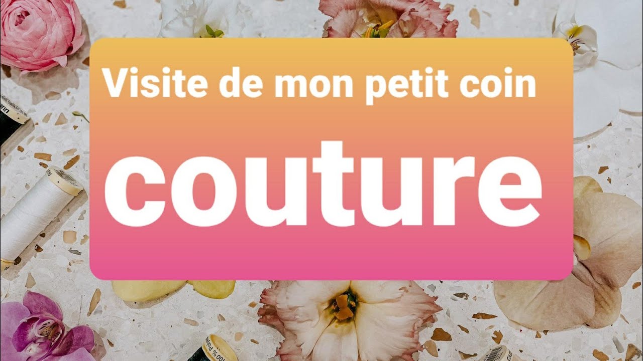 Je vous invite dans mon petit coin couture 🧵🪡