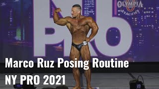 Marco Ruz Posing Routine NY PRO 2021