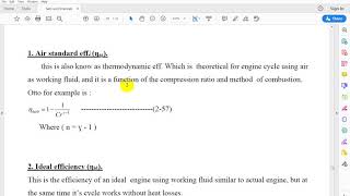 engine efficiency part 1(ice engine lectures)