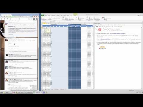 Unit 2.2 NodeXL Tutorial - Importing Twitter Data