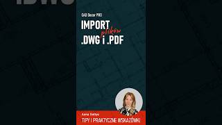 import plików dwg i pdf