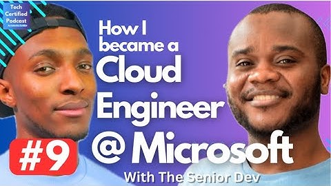 "How I became a Cloud Engineer at Microsoft" | ft.@JubrilCodes