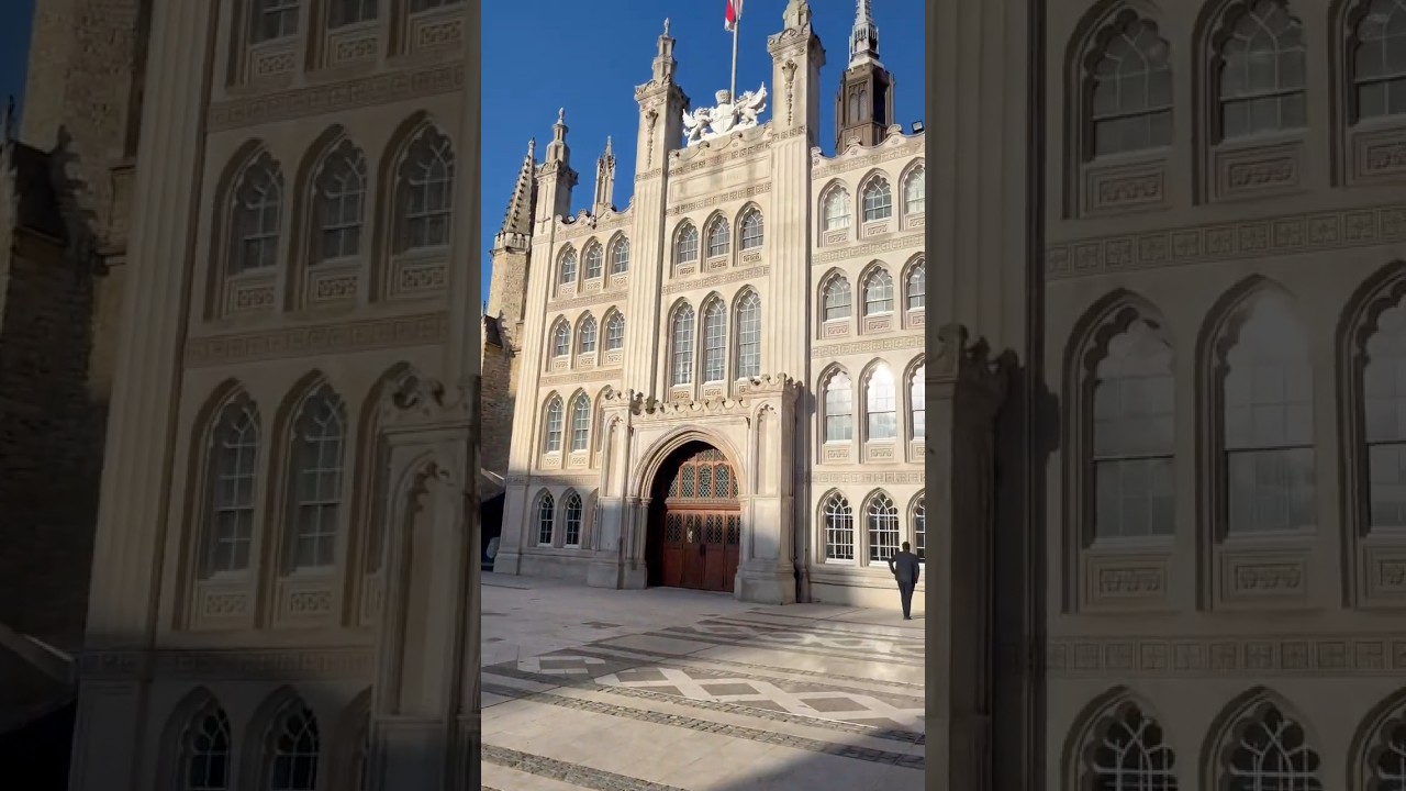 Guildhall Great Hall was the centre of London City government since the Middle Ages 