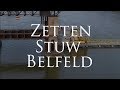 Het sluiten van de stuw van Belfeld