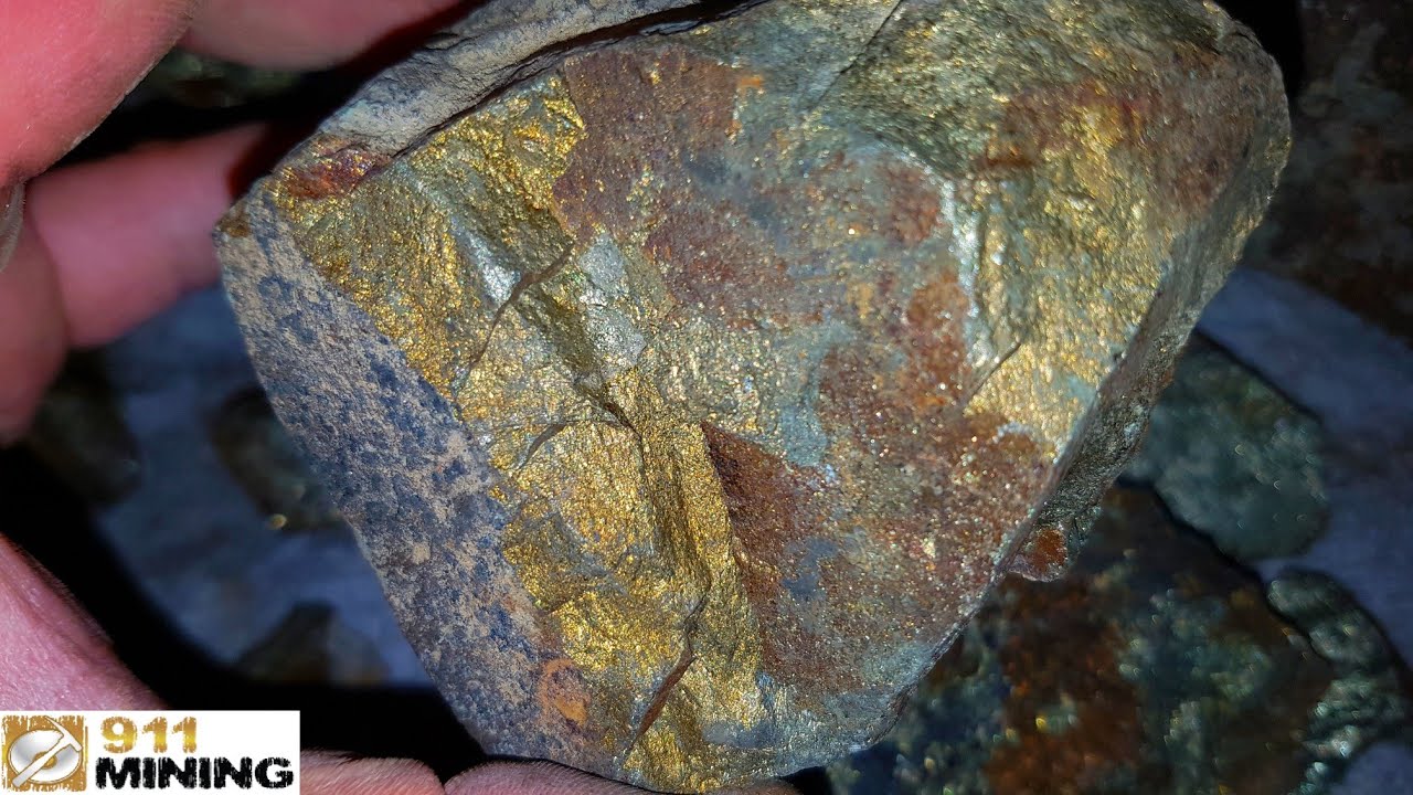 Very High Grade Gold  Copper  Ore Samples Found YouTube