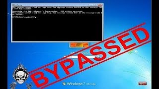 WINDOWS 7 PASSWORD BYPASSING WITHOUT ANY EXTERNAL SOFTWARE