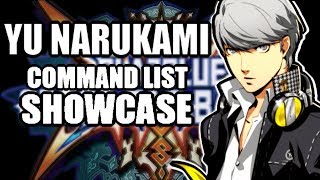 Yu Narukami Command List Showcase [Blazblue: Cross Tag Battle] [BBTAG]