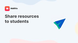 Share resources to students