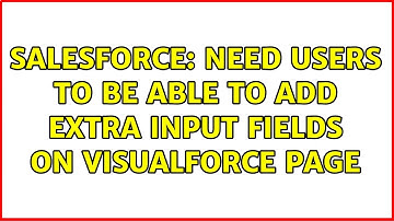 Salesforce: Need users to be able to add extra input fields on visualforce page (2 Solutions!!)