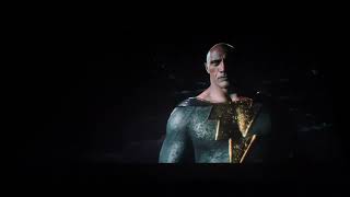 Black Adam meets Superman. Post Credit scene