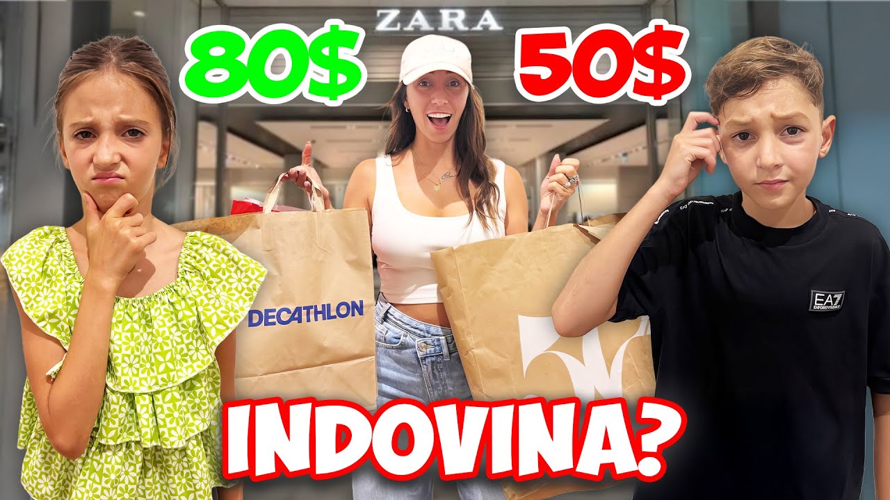 CHALLENGE VLOG, SE INDOVINI IL PREZZO TE LO COMPRO DA ZARA !
