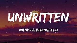 Natasha Bedingfield - Unwritten (Lyrics)