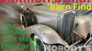 Million Dollar Barn Find! Video #2 1931 Duesenberg Model J  What details make this car so Special!