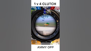 1v4 Cutch in Bgmi! 🔥😱 #bgmi #gaming #bgmilive #pubgmobile #shorts #shortsfeed #pubg @ammyopp