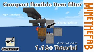 Compact Flexible Item Filter for Tight Spaces