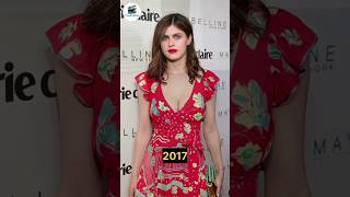 Alexandra Daddario Transformation ⭐ #thenvsnow #alexandradaddario #shorts