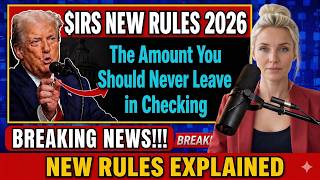 IRS Banking Rules 2026  The Amount You Should Never Leave in Checking