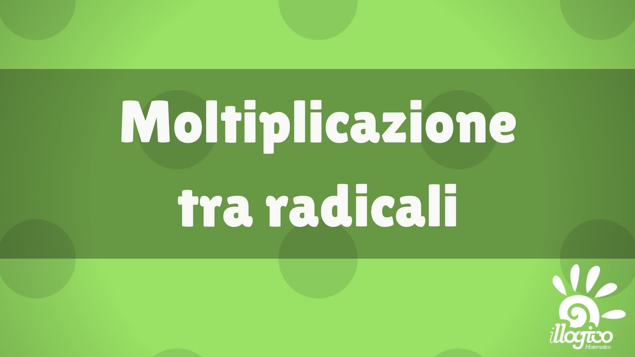 Moltiplicazione tra radicali