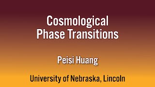 HE Seminar - 10/3/25 - Peisi Huang - University of Nebraska, Lincoln