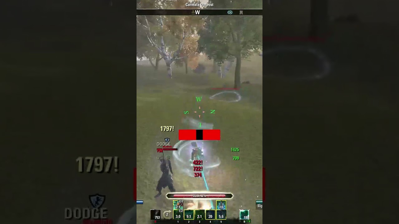 ESO Open World PvP - Outnumbered Warden Burst