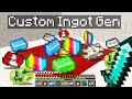 Minecraft Bedwars but I added custom ingot generators...