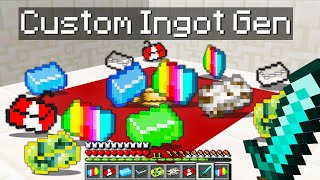 Minecraft Bedwars but I added custom ingot generators... Update