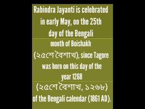 9th May Ravindra Jayanti Ravindranath Tagore Birthday Anniversary