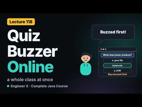 Java Networking Project: A Multiplayer Quiz Game with Sockets and Threads | Java Course L118