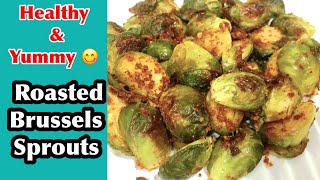 Roasted brussels sprouts | with parmesan cheese resep cuciwis yummy
side dish