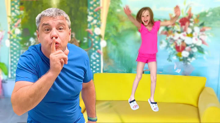 Bố và Nastya chơi trốn tìm siêu im lặng!