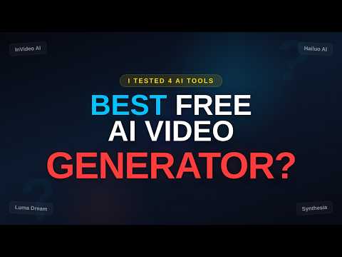 Best Free AI Video Generator 2026 (I Tested 4)