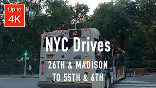 Driving NYC - Madison Ave Drive 4K (No Sound)