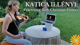 KATICA ILLÉNYI: Private Moments: Practicing with Christian Howes by Katica Illényi 2,215 views 10 months ago 47 seconds